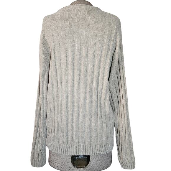 Elliott Cream Chenille Knit Sweater Size Small - Picture 2 of 3